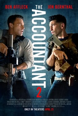 a poster for The Accountant 2 2025 movie